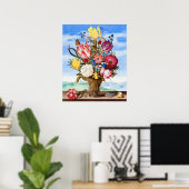 Blumenstrauß Poster (Heimbüro)