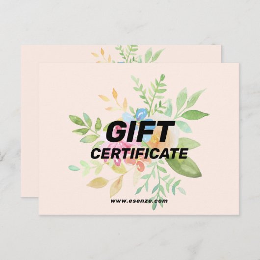 Blumenstrauß Postkarte (Vorne/Hinten)