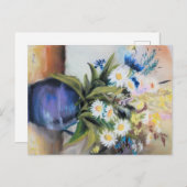 Blumenstrauß Postkarte (Vorne/Hinten)