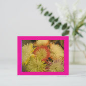 Blumenstrauß Postkarte (Stehend Vorderseite)