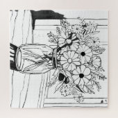 Blumenstrauß Puzzle (Horizontal)