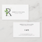 Blumenstrauß R Visitenkarte (Vorne/Hinten)