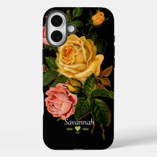 Blumenstrauß-Rose iPhone 16 Plus Hülle