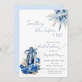 Blumenstrauß Rose Einladung (Vorne/Hinten)