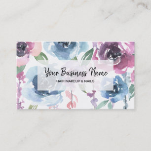 *~* Blumenstrauß Rose Wisteria Blume Chic Visitenkarte