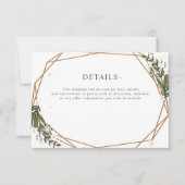 Blumenstrauß RSVP Karte (Vorderseite)