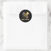 Blumenstrauß Runder Aufkleber (Tasche)