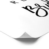 Blumenstrauß rustikales Brautparty Willkommenszeic Poster (Ecke)