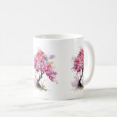 Blumenstrauß Sakura Kirchenbröckchen Kaffeetasse (VorderseiteRechts)