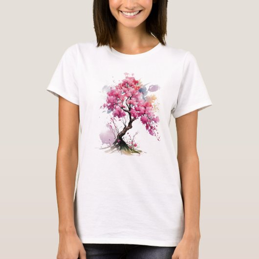 Blumenstrauß Sakura Kirchenbröckchen T-Shirt (Vorderseite)