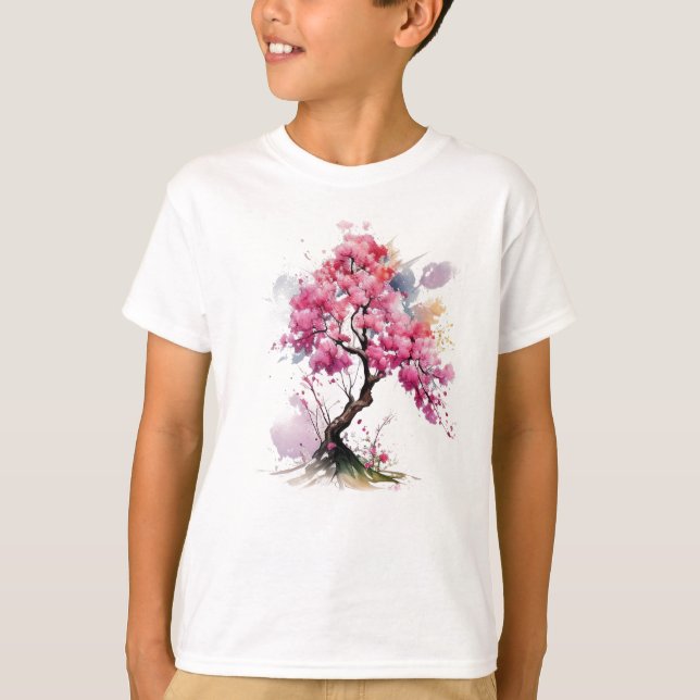 Blumenstrauß Sakura Kirchenbröckchen T-Shirt (Vorderseite)