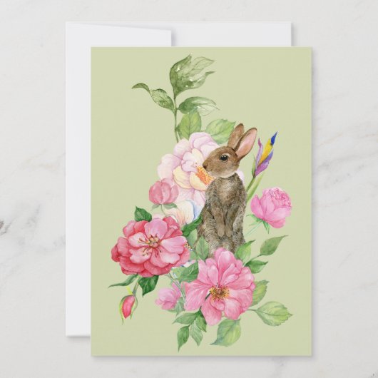 Blumenstrauß Save The Date (Rückseite)