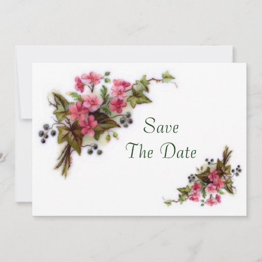 Blumenstrauß Save The Date (Vorderseite)