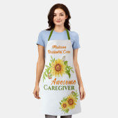 Blumenstrauß Schürze (Getragen)