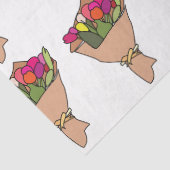 Blumenstrauß Seidenpapier (Detail)