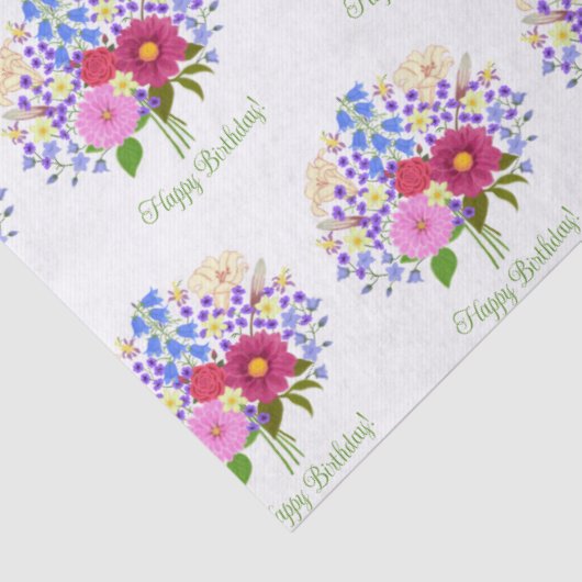 Blumenstrauss Seidenpapier (Detail)