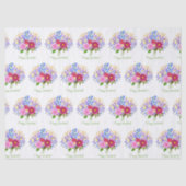 Blumenstrauss Seidenpapier (Vorderseite)