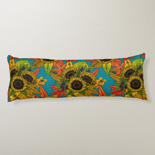 Blumenstrauß Seitenschläferkissen (Rückseite)