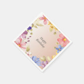 Blumenstrauß Serviette (Ecke)