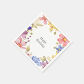 Blumenstrauß Serviette (Ecke)