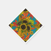 Blumenstrauß Serviette (Ecke)