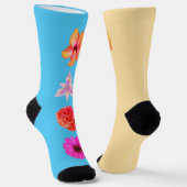 Blumenstrauß-Socken Socken (Gewinkelt)