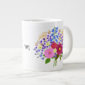 Blumenstrauss Specialty Mug Jumbo-Tasse (Vorderseite Rechts)