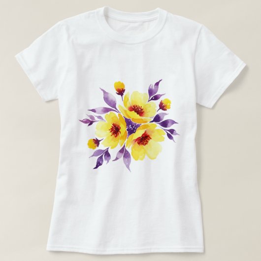 Blumenstrauß T-Shirt (Design vorne)