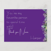 Blumenstrauß-Tag der Mutter Feiertagspostkarte (Vorderseite)