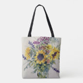 Blumenstrauß Tasche (Rückseite)