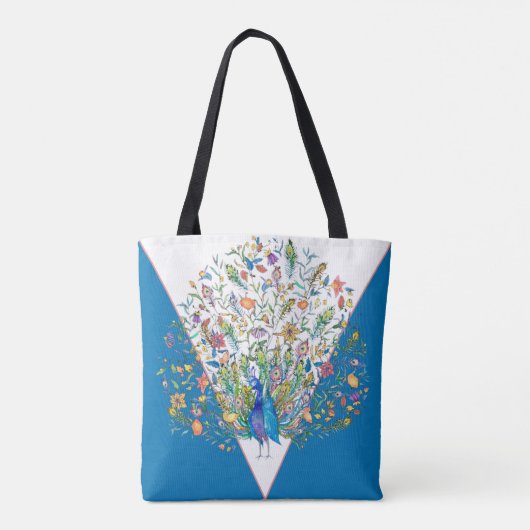 Blumenstrauß Tasche (Rückseite)
