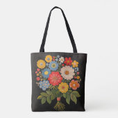 Blumenstrauß Tasche (Rückseite)