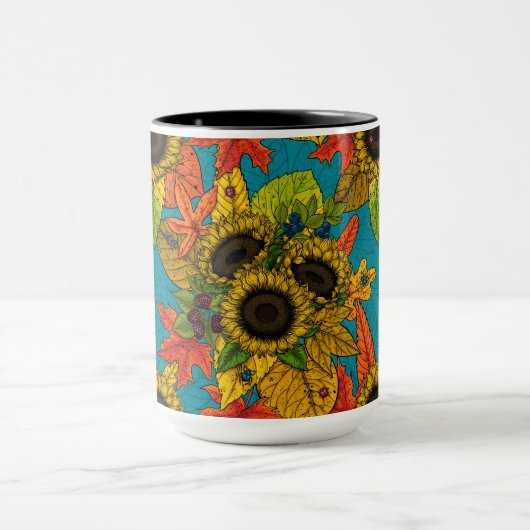 Blumenstrauß Tasse (Zentrum)