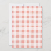 Blumenstrauß Tee Party Geburtstag Einladung (Rückseite)