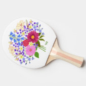 Blumenstrauss Tischtennis Schläger (Seitenansicht)