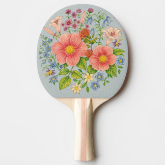 Blumenstrauß Tischtennis Schläger