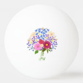 Blumenstrauß Tischtennisball (Rückseite)