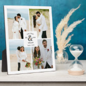 Blumenstrauß und 4 Foto Collage Neues Foto Fotoplatte (Seite)