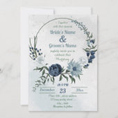 Blumenstrauß und Blumenstrauß Einladung (Vorderseite)