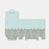 Blumenstrauß und Polka-Punkte fördern Geschenkboxe Geschenkschachtel (Ungefaltet)