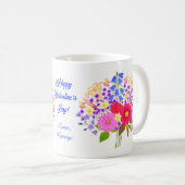 Blumenstrauss Valentine's Mug Kaffeetasse (VorderseiteRechts)