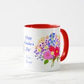 Blumenstrauß Valentinstag-Kombitasse Tasse (VorderseiteRechts)