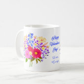 Blumenstrauß Valentinstag Tasse (Vorderseite Links)