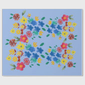 Blumenstrauß-Verpackungspapier Geschenkpapier (Flach)