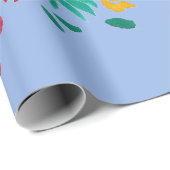 Blumenstrauß-Verpackungspapier Geschenkpapier (Rolleneckpunkt)
