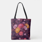 Blumenstrauß Vintag: Herbstgärtnerei Tasche (Rückseite)