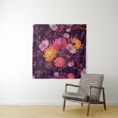 Blumenstrauß Vintag: Herbstgärtnerei Wandteppich (Beispiel)