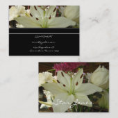 Blumenstrauß-Visitenkarte Visitenkarte (Vorne/Hinten)