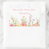 Blumenstrauß von Hand Rechteckiger Aufkleber (Tasche)