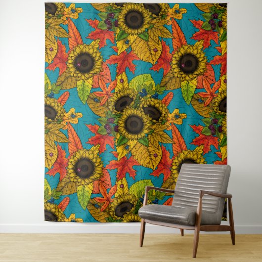 Blumenstrauß Wandteppich (Beispiel)